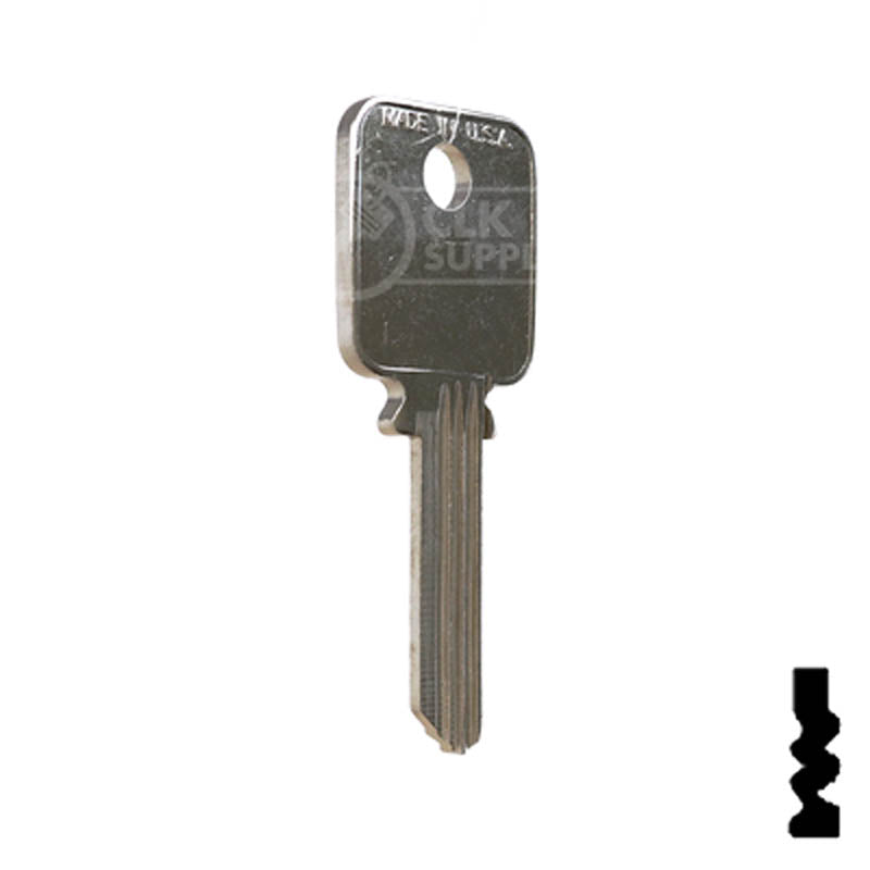 1638 Medeco 5 pin Biaxial G3 Key Residential-Commercial Key Ilco