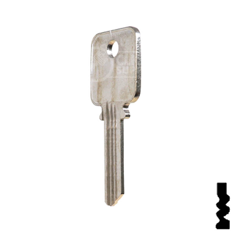 1638 Medeco 5 pin Biaxial G3 Key Residential-Commercial Key Ilco