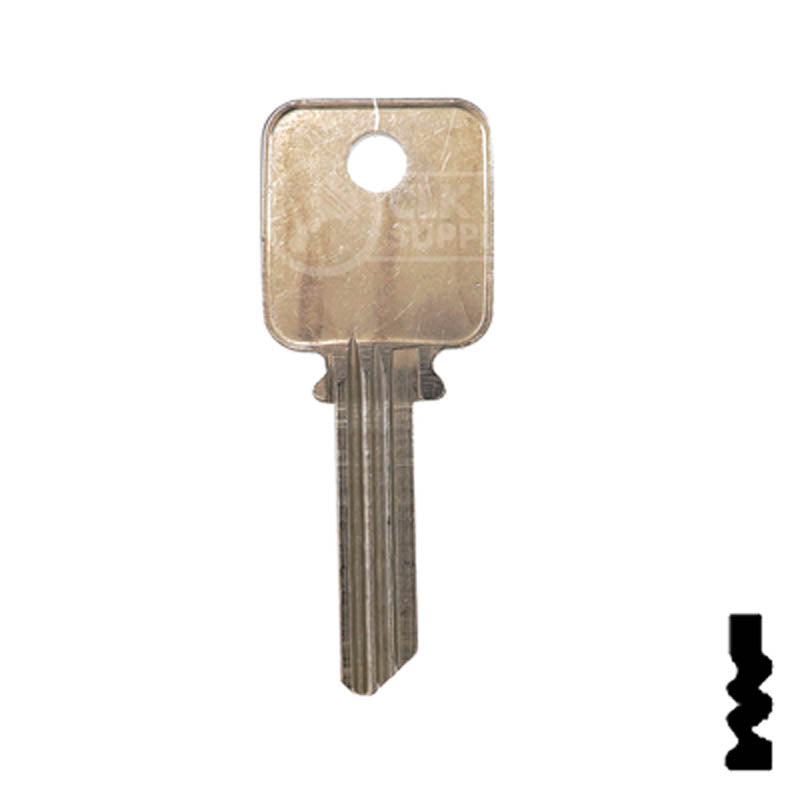 1638 Medeco 5 pin Biaxial G3 Key Residential-Commercial Key Ilco