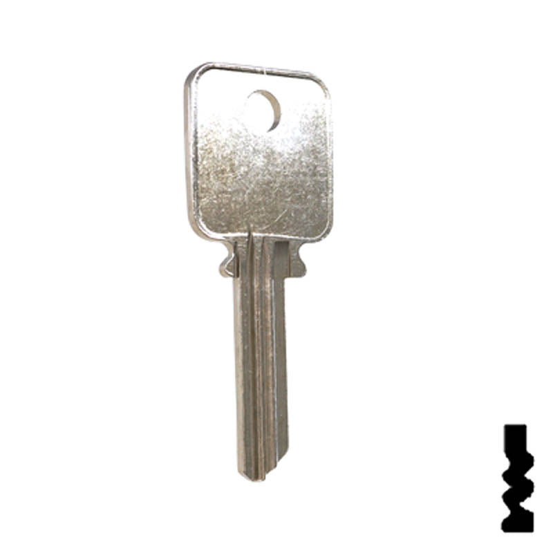 1638 Medeco 5 pin Biaxial G3 Key Residential-Commercial Key Ilco