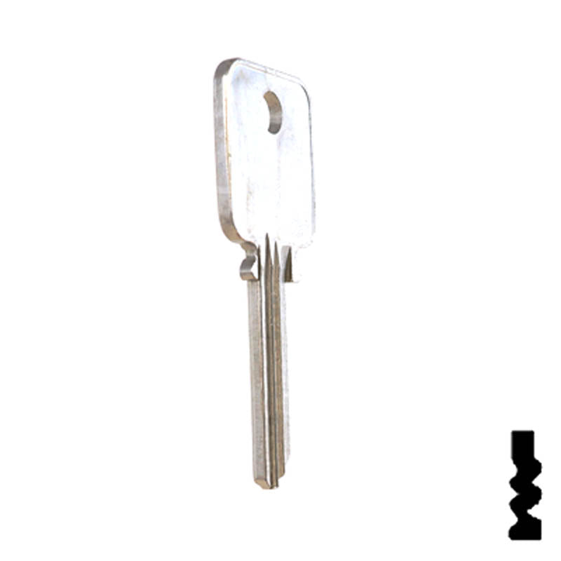 1638 Medeco 5 pin Biaxial G3 Key Residential-Commercial Key Ilco