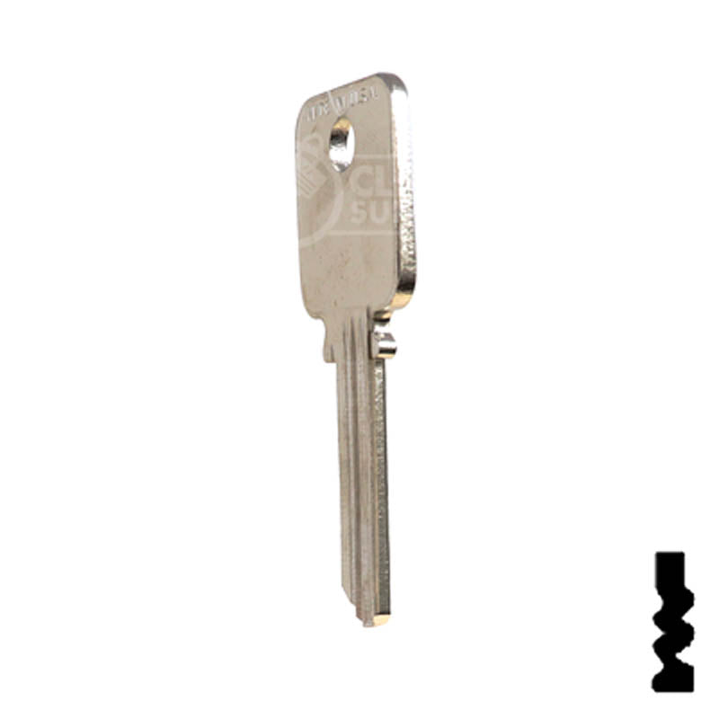 1638 Medeco 5 pin Biaxial G3 Key Residential-Commercial Key Ilco