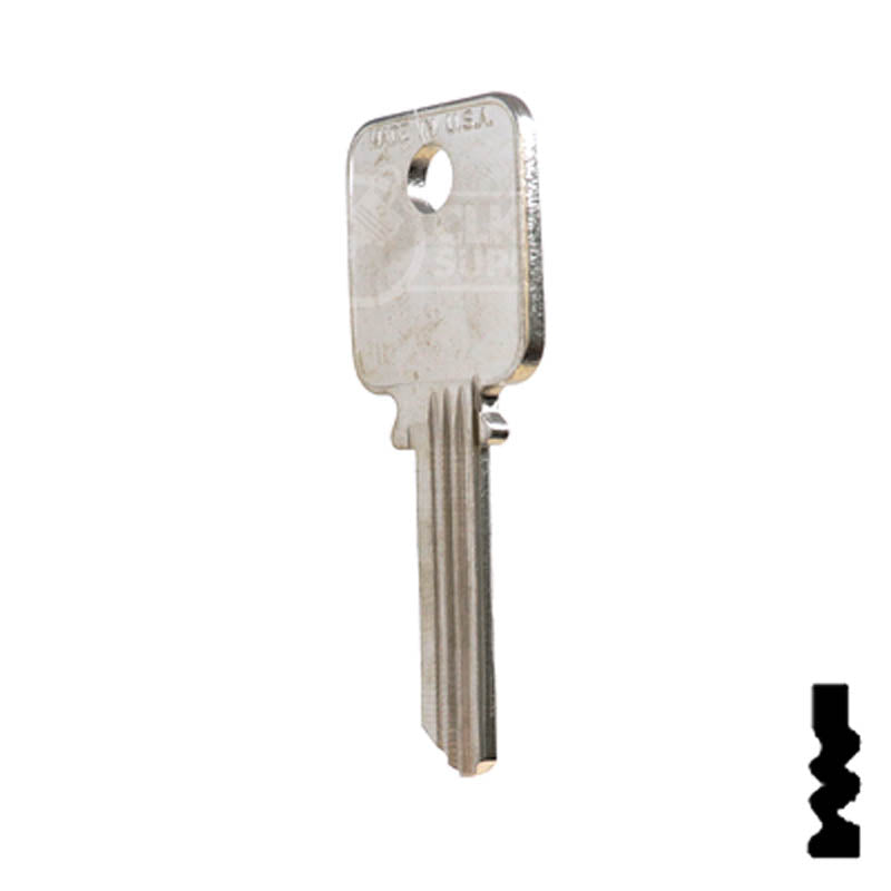 1638 Medeco 5 pin Biaxial G3 Key Residential-Commercial Key Ilco