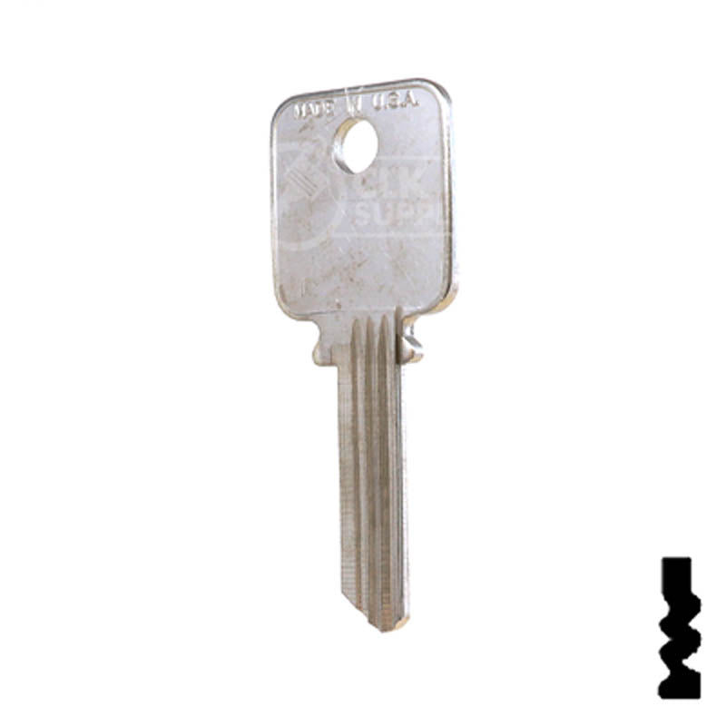 1638 Medeco 5 pin Biaxial G3 Key Residential-Commercial Key Ilco