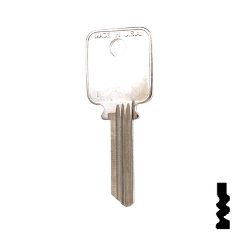 1638 Medeco 5 pin Biaxial G3 Key Residential-Commercial Key Ilco