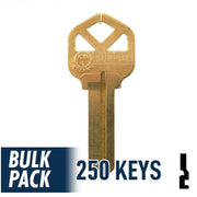 250 Pack KW1 Residential-Commercial Key JMA USA