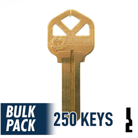 250 Pack KW1 Residential-Commercial Key JMA USA