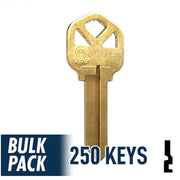 250 Pack KW1 Residential-Commercial Key JMA USA