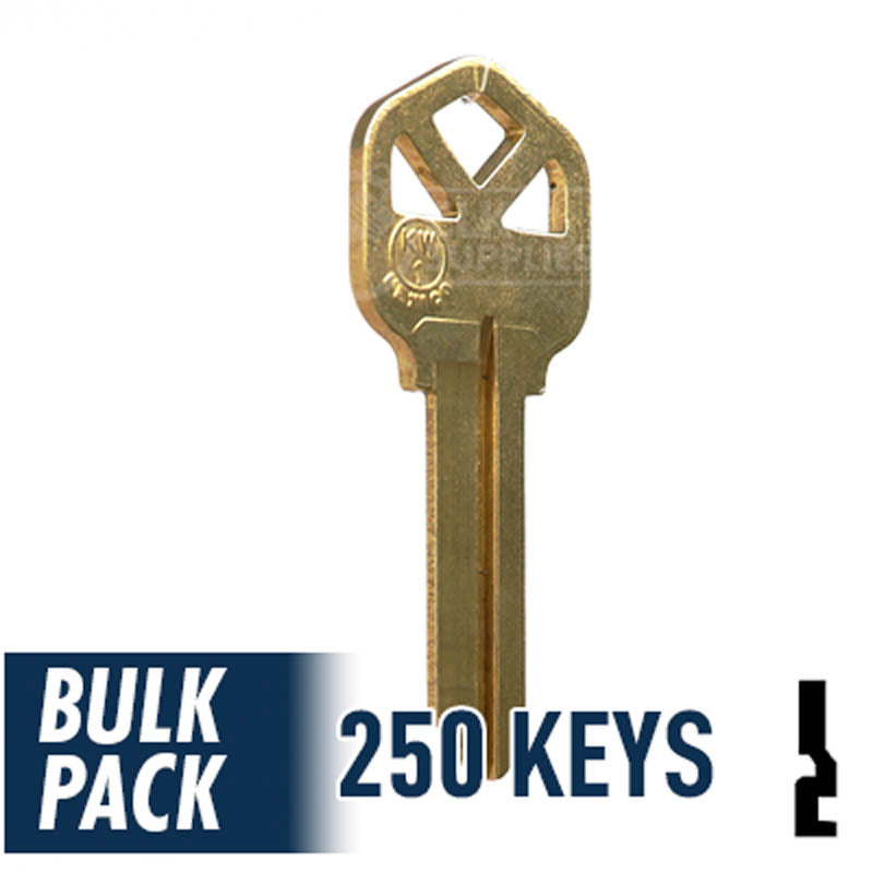 250 Pack KW1 Residential-Commercial Key JMA USA