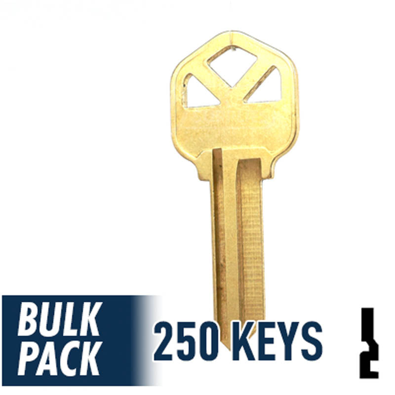 250 Pack KW1 Residential-Commercial Key JMA USA