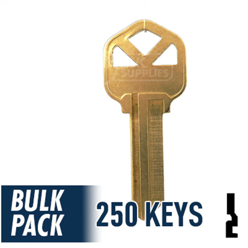 250 Pack KW1 Residential-Commercial Key JMA USA
