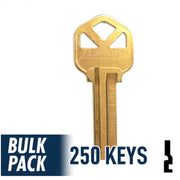 250 Pack KW1 Residential-Commercial Key JMA USA