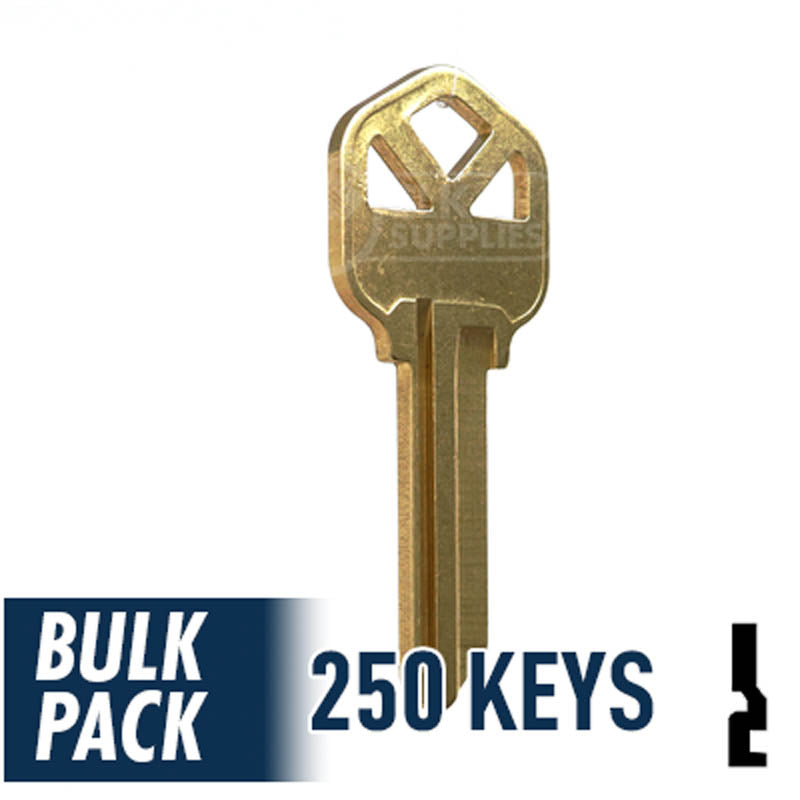 250 Pack KW1 Residential-Commercial Key JMA USA