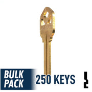 250 Pack KW1 Residential-Commercial Key JMA USA