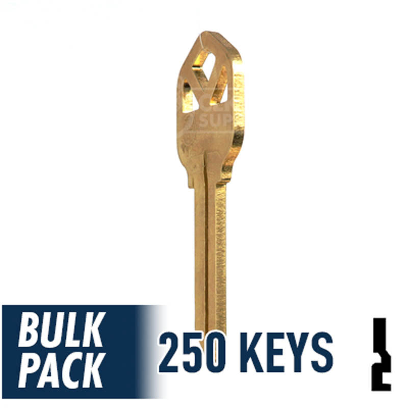 250 Pack KW1 Residential-Commercial Key JMA USA