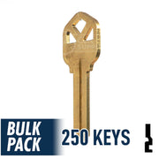 250 Pack KW1 Residential-Commercial Key JMA USA