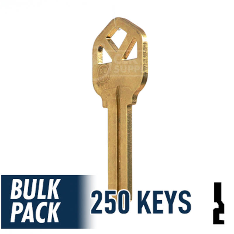 250 Pack KW1 Residential-Commercial Key JMA USA