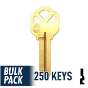 250 Pack KW1 Residential-Commercial Key JMA USA