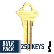 250 Pack SC1 Residential-Commercial Key JMA USA