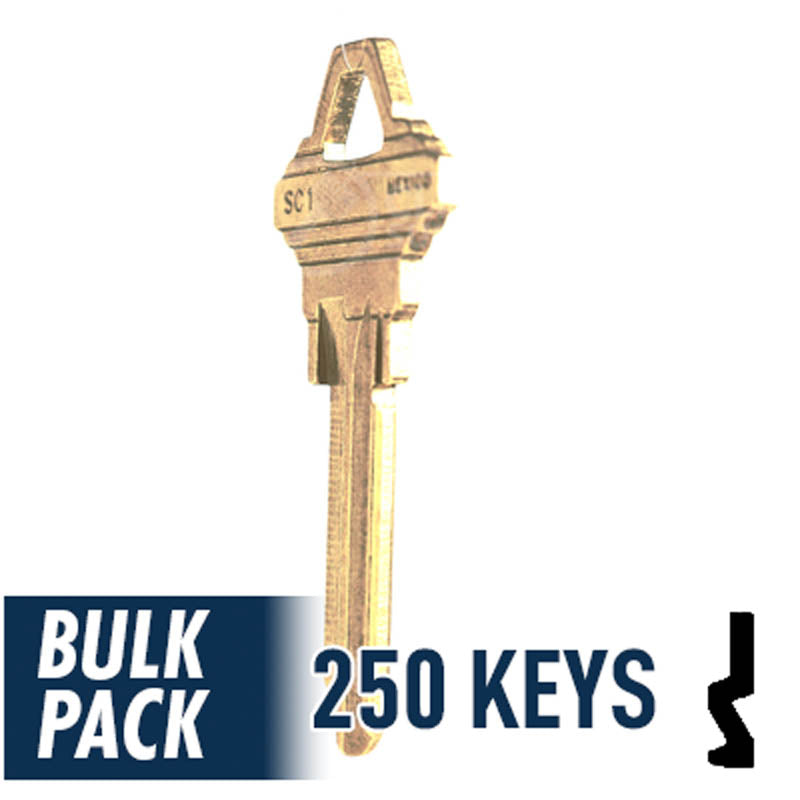 250 Pack SC1 Residential-Commercial Key JMA USA