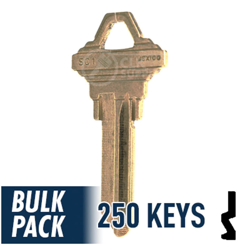 250 Pack SC1 Residential-Commercial Key JMA USA