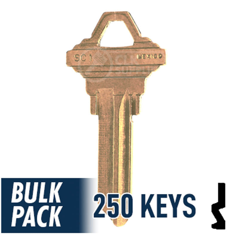 250 Pack SC1 Residential-Commercial Key JMA USA