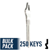 250 Pack SC1 ( Nickel Plated ) Residential-Commercial Key JMA USA