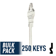 250 Pack SC1 ( Nickel Plated ) Residential-Commercial Key JMA USA