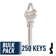 250 Pack SC1 ( Nickel Plated ) Residential-Commercial Key JMA USA