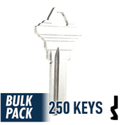 250 Pack SC1 ( Nickel Plated ) Residential-Commercial Key JMA USA