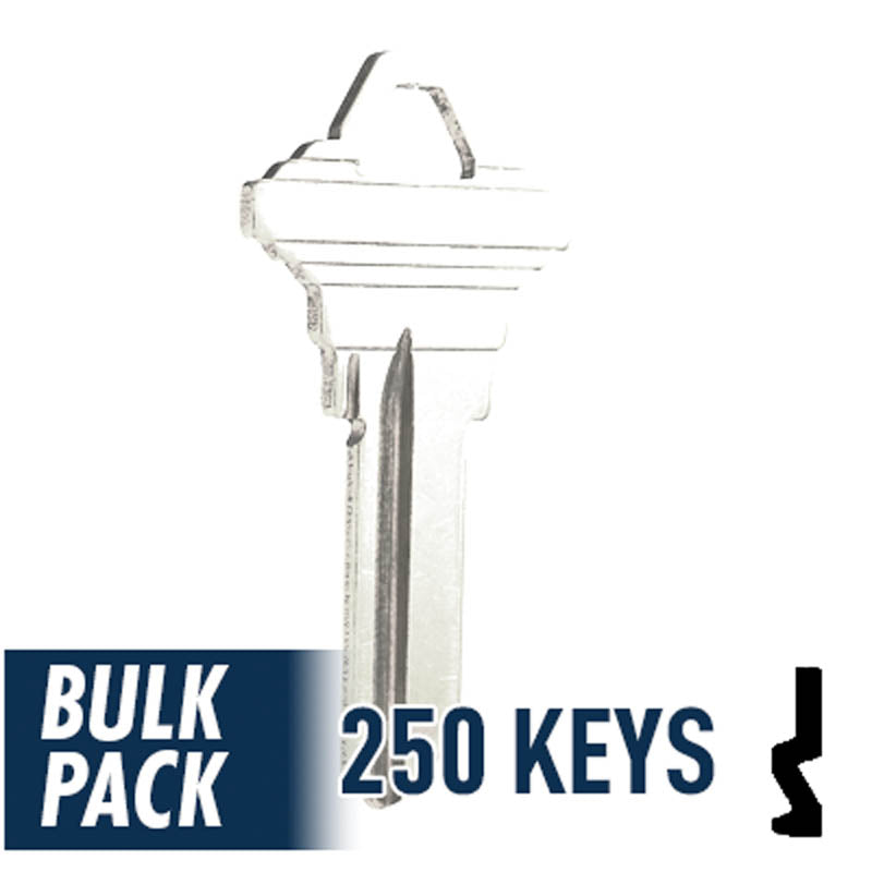 250 Pack SC1 ( Nickel Plated ) Residential-Commercial Key JMA USA