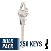 250 Pack SC1 ( Nickel Plated ) Residential-Commercial Key JMA USA