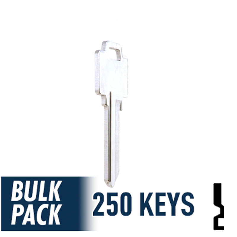250 Pack WR5 ( Nickel Plated ) Residential-Commercial Key JMA USA
