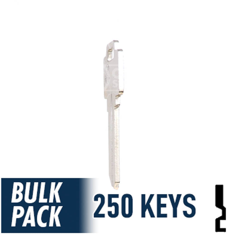 250 Pack WR5 ( Nickel Plated ) Residential-Commercial Key JMA USA
