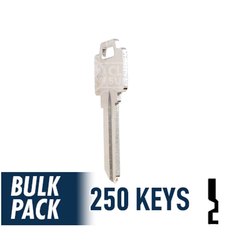 250 Pack WR5 ( Nickel Plated ) Residential-Commercial Key JMA USA