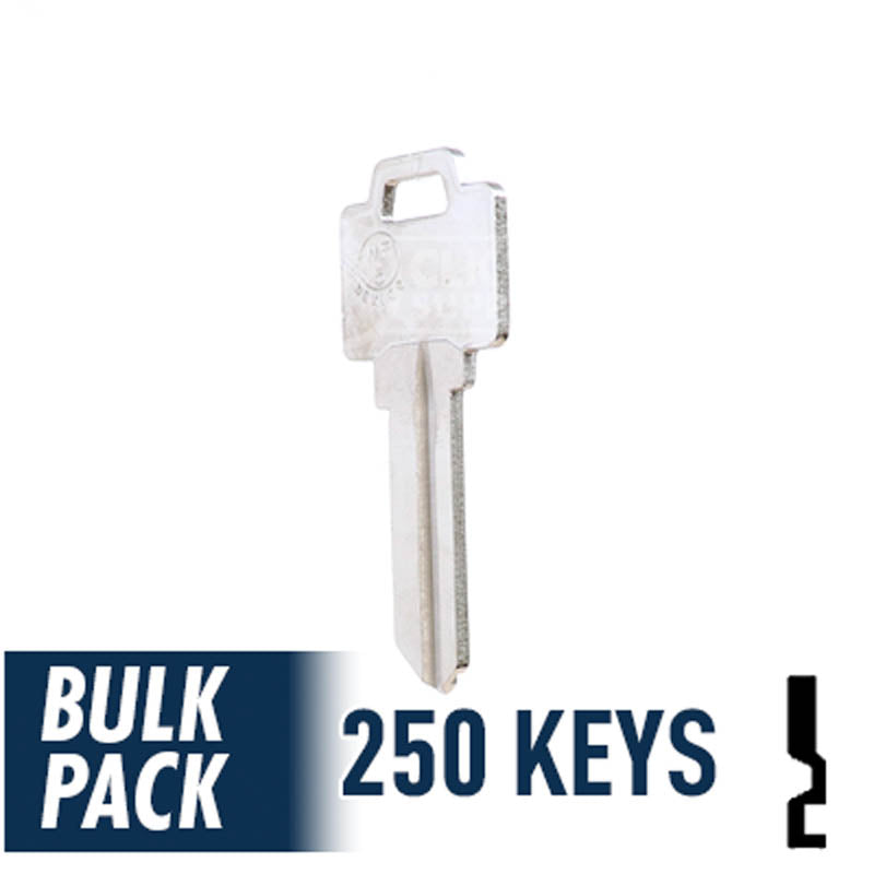 250 Pack WR5 ( Nickel Plated ) Residential-Commercial Key JMA USA