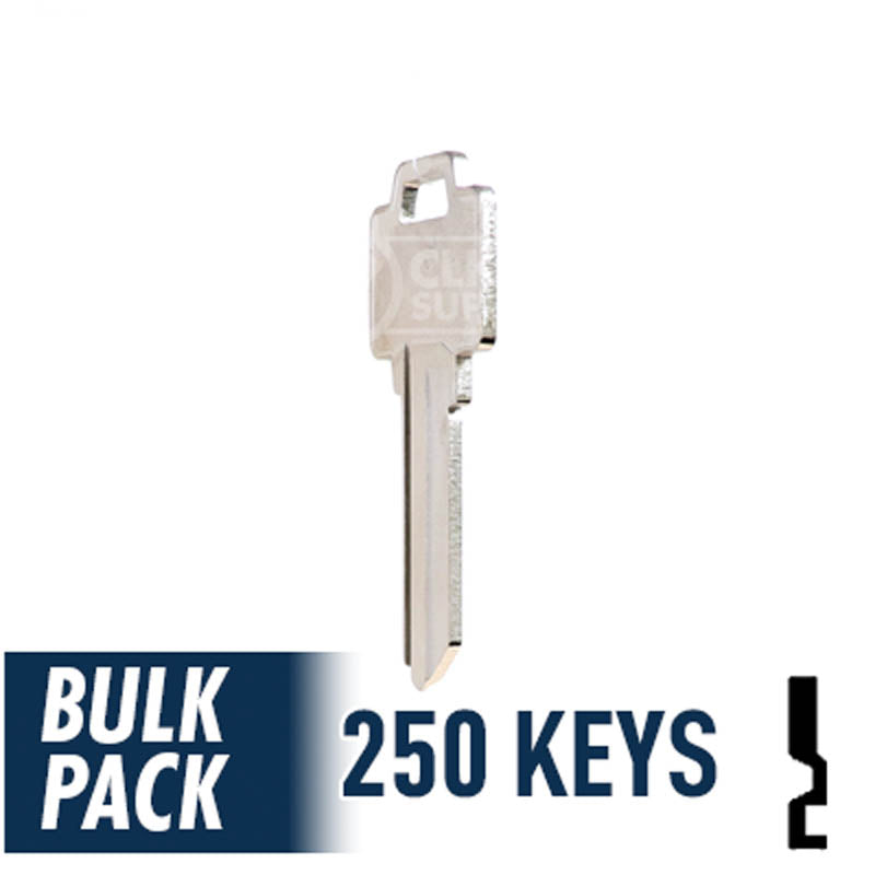 250 Pack WR5 ( Nickel Plated ) Residential-Commercial Key JMA USA