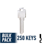 250 Pack WR5 ( Nickel Plated ) Residential-Commercial Key JMA USA