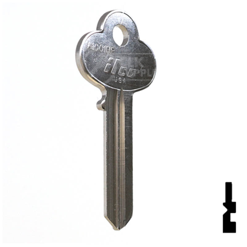 A1001HP Corbin Key Residential-Commercial Key Ilco