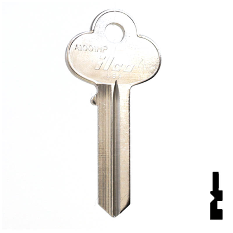 A1001HP Corbin Key Residential-Commercial Key Ilco