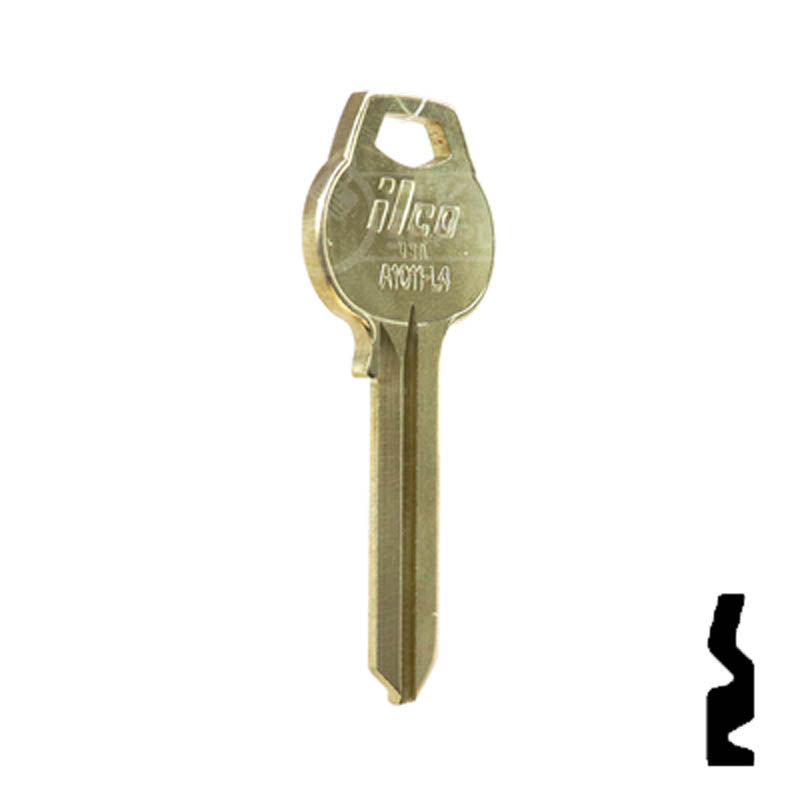 A1011-L4 Ilco Corbin-Russwin Key Residential-Commercial Key Ilco