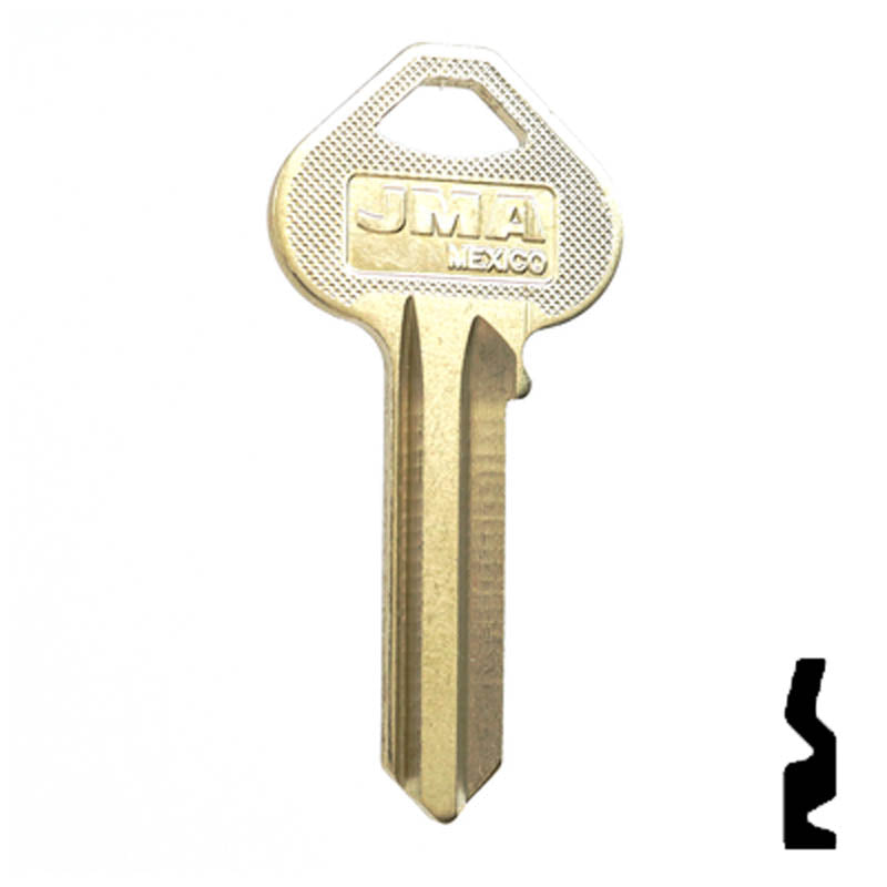 A1011-L4, RU101 Corbin Russwin Key Residential-Commercial Key JMA USA