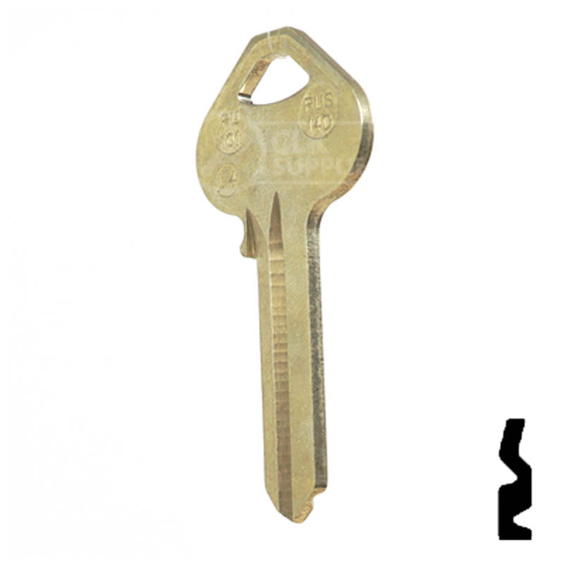 A1011-L4, RU101 Corbin Russwin Key Residential-Commercial Key JMA USA