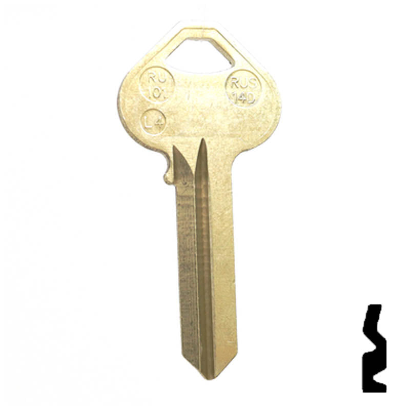 A1011-L4, RU101 Corbin Russwin Key Residential-Commercial Key JMA USA