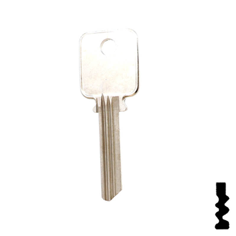A1638 Medeco 6 pin Biaxial G3 Key Residential-Commercial Key Ilco