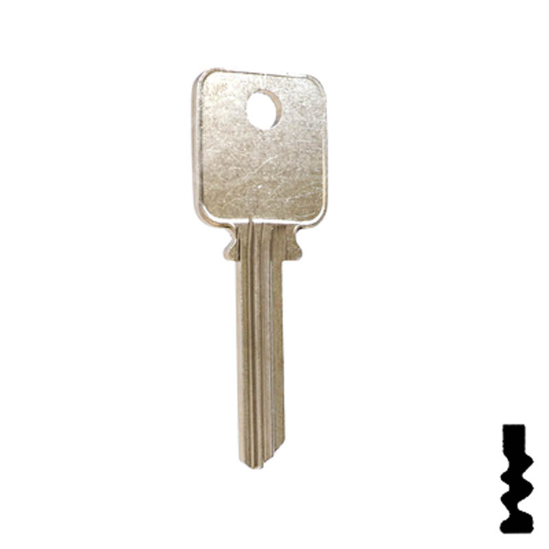 A1638 Medeco 6 pin Biaxial G3 Key Residential-Commercial Key Ilco