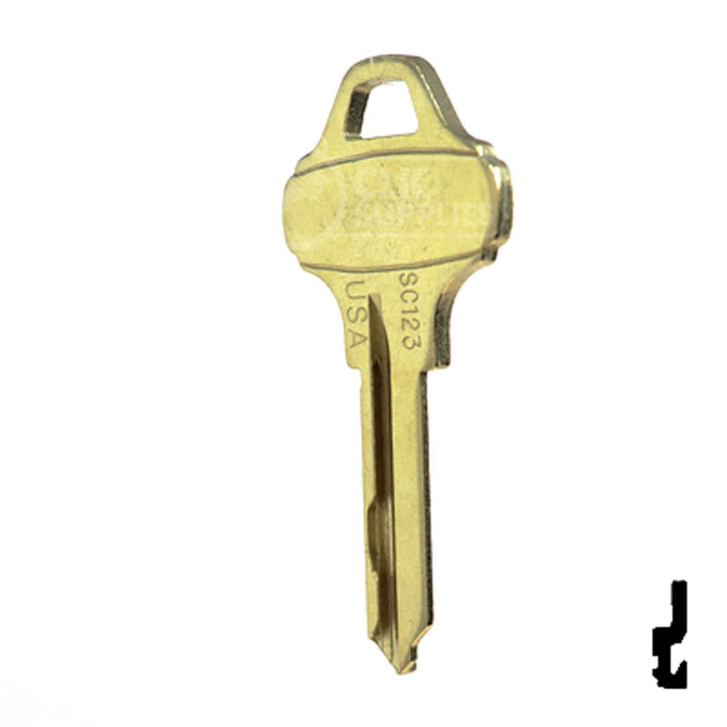 C123 CONTROL  Key for Schlage Everest Residential-Commercial Key JMA USA