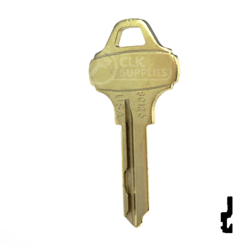 Uncut Key Blank | Schlage Everest | C123 Control Key