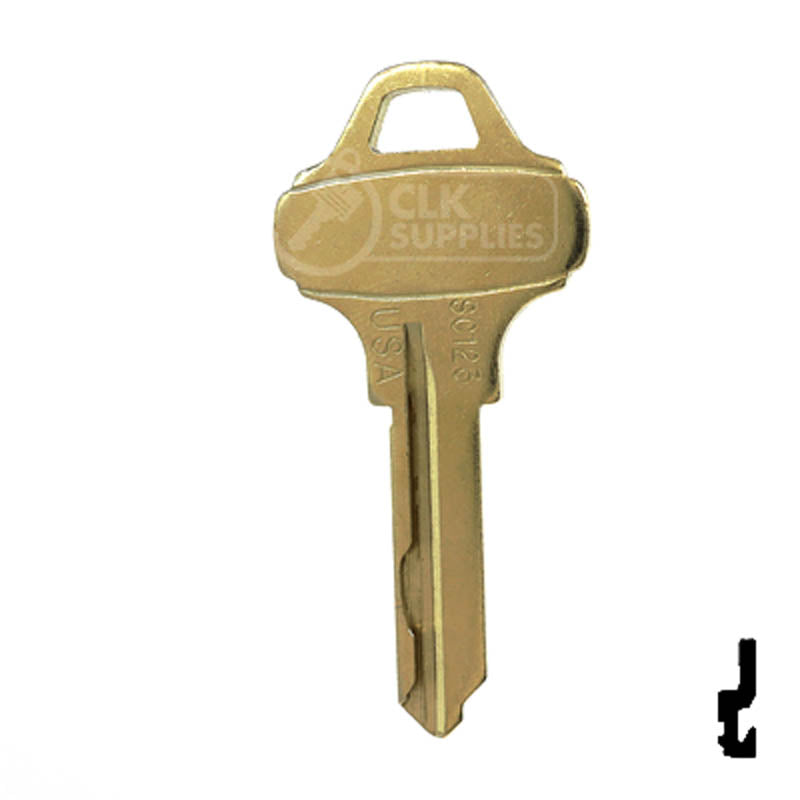 C123 CONTROL  Key for Schlage Everest Residential-Commercial Key JMA USA