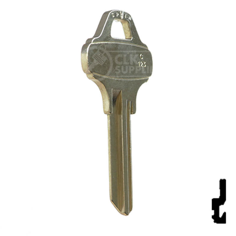 Uncut Key Blank | Schlage Everest | C123